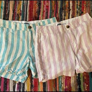 💗BUNDLE OF 2 ✨ Old Navy Striped Shorts